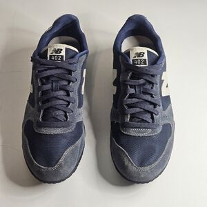 New Balance ML402 Blue Suede Running Sneakers Men 11.5